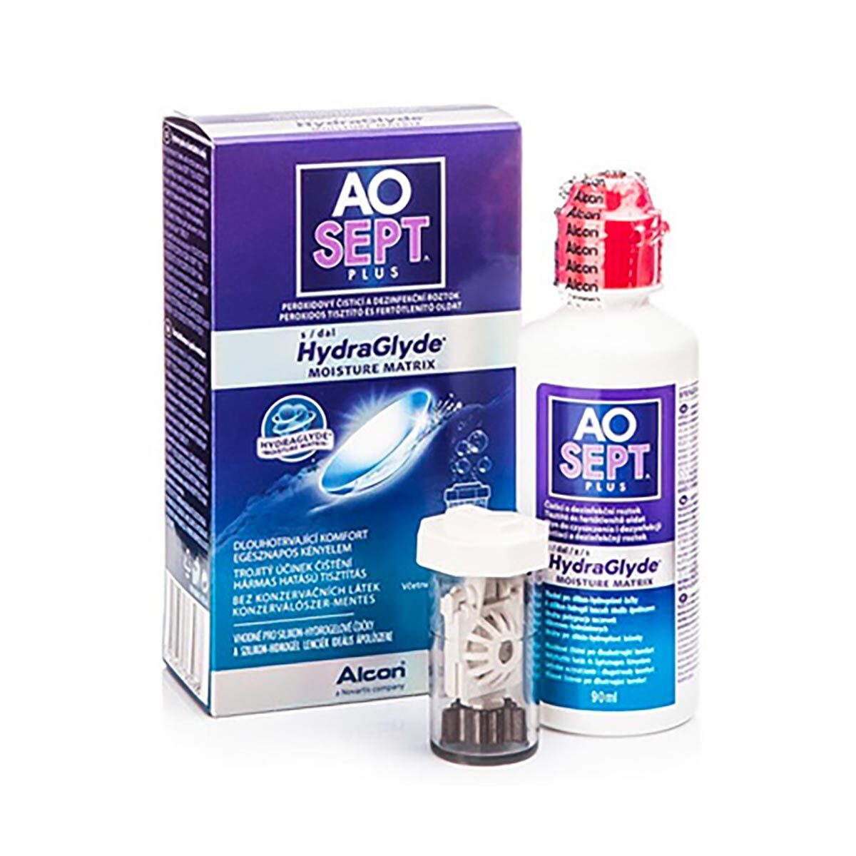 Aosept Plus HydraGlyde 90ml - Líquidos - Líquidos para Lentes Moles