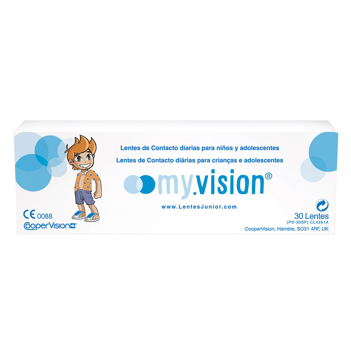 My.Vision® Junior 30 lentes - Lentes de Contacto - Lentes de Contacto Diárias